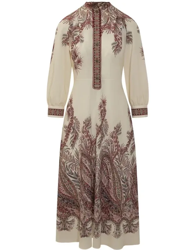 Midi Paisley Dress