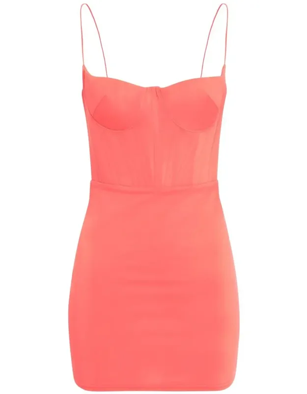 Mini Dress In Technical Fabric