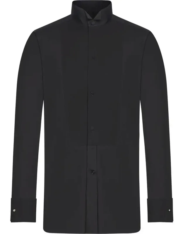 Shirt With Classic Collar And Long Sleeves