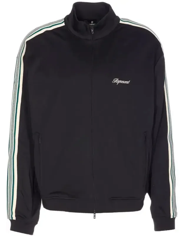 Jacket Zip Closure On Front, Embroidered Logo