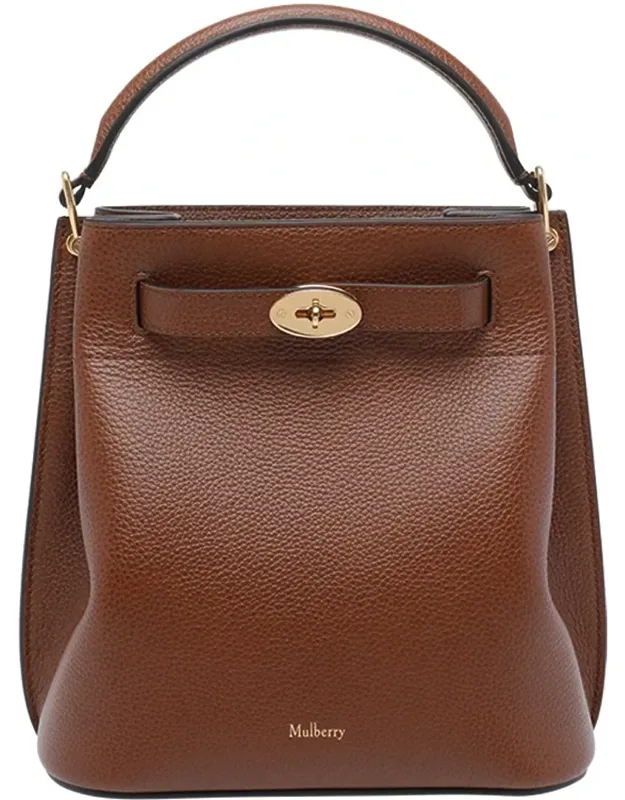 Bucket Bag With Turn Lock Closure And Adjustable Shoulder Strap
