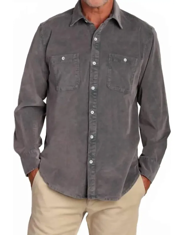 Cozy Cut Cord Work Shirt