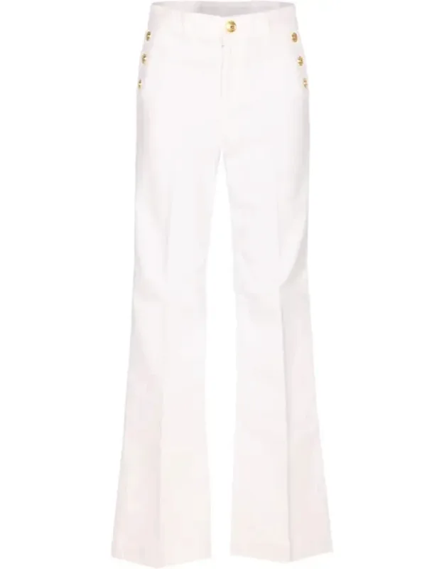 Jeans With Maxi Jewels Button And Zip Closure And Skinny Model