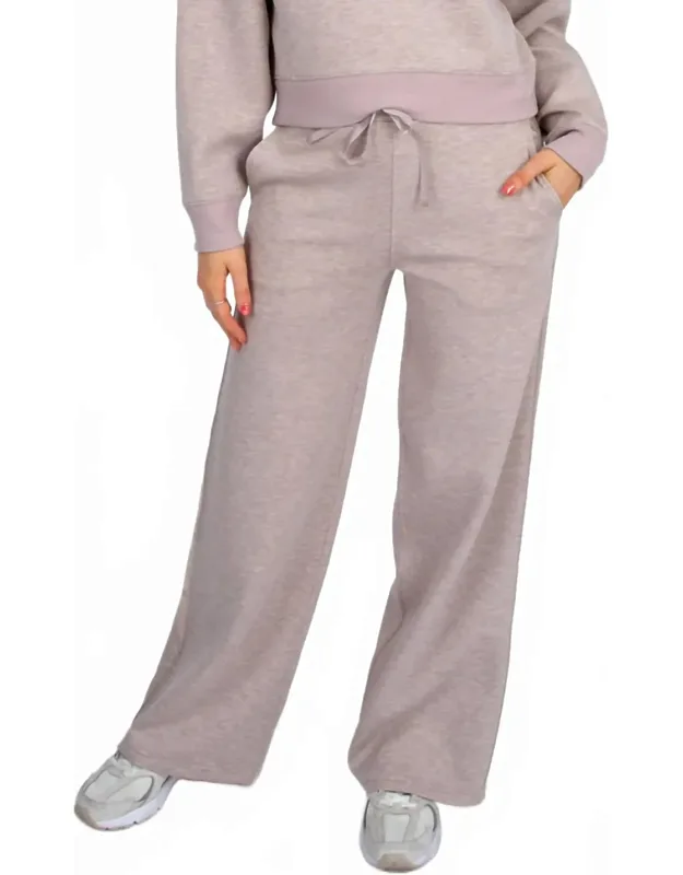 Drawstring Soft Knit Pants