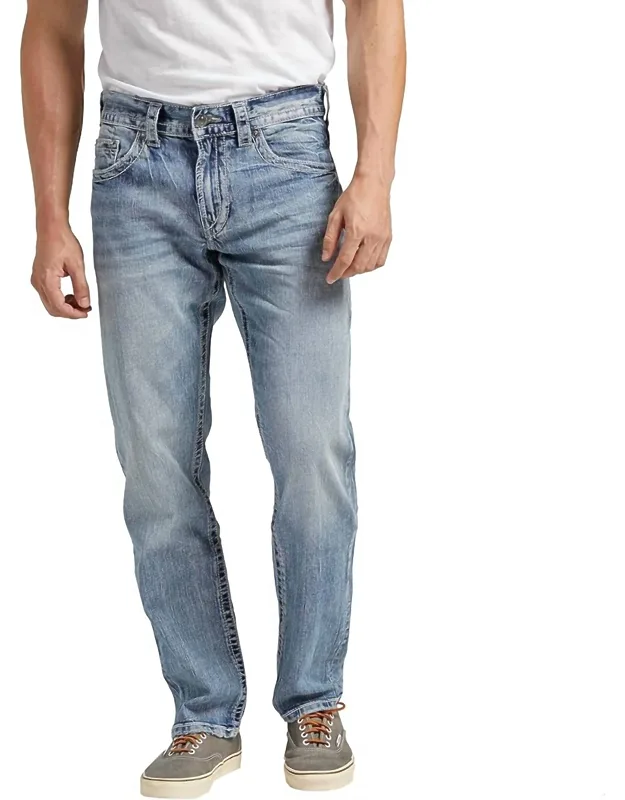 Eddie Relaxed Fit Tapered Leg Jeans