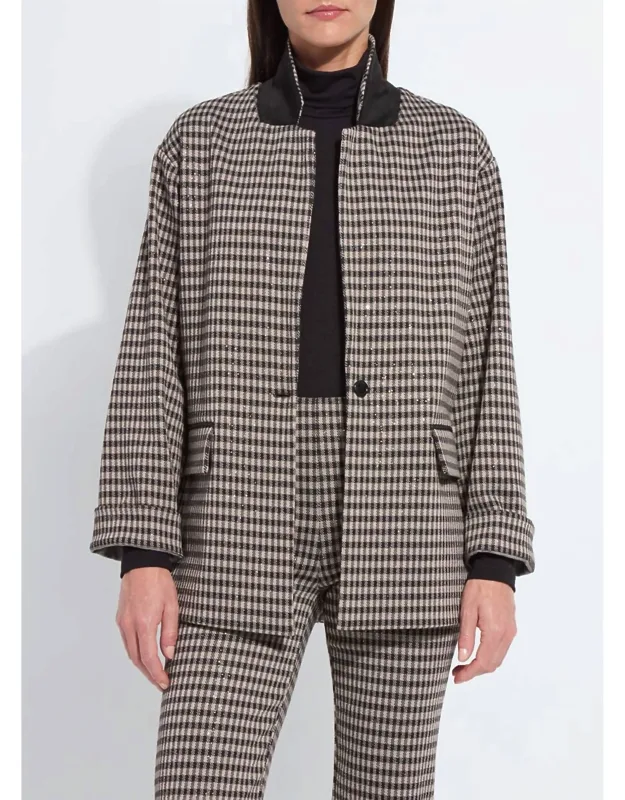 Colleen Metallic Relaxed Blazer
