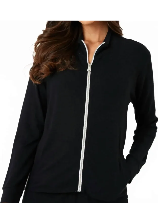 Heart Back Zip Up Jacket