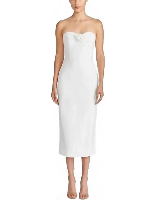 Leonor Crepe Midi Dress