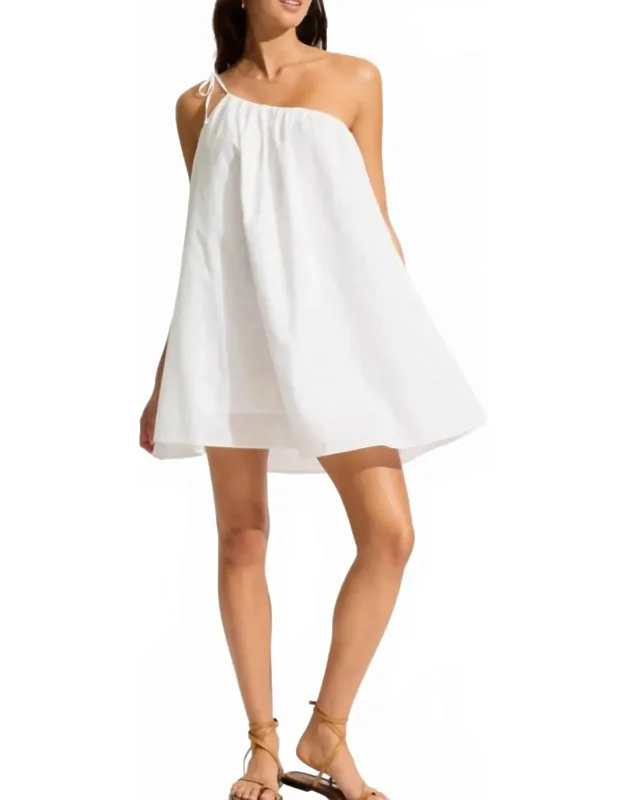 One Shoulder Mini Dress