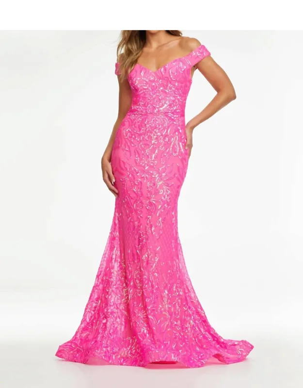 Fit And Flare Prom Dress