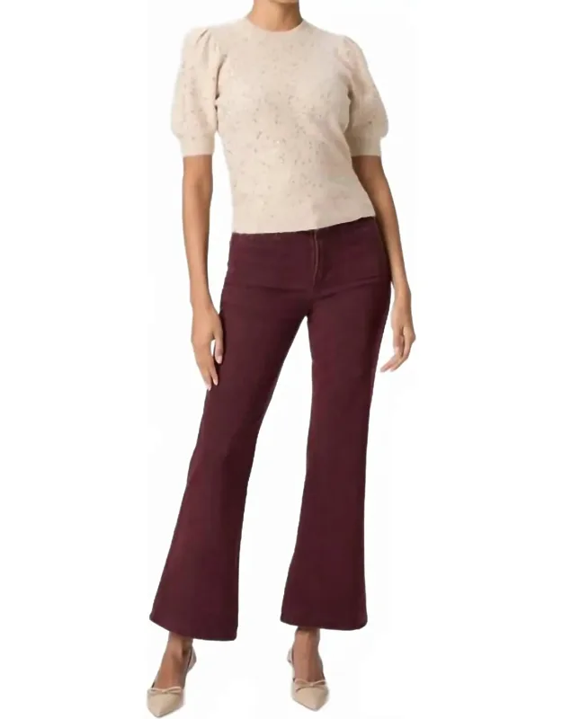 Marlow Skimmer Flare Jeans With High Rise And Flared Leg