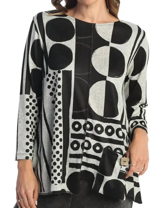 Bebop French Brushed Knit Top - Plus