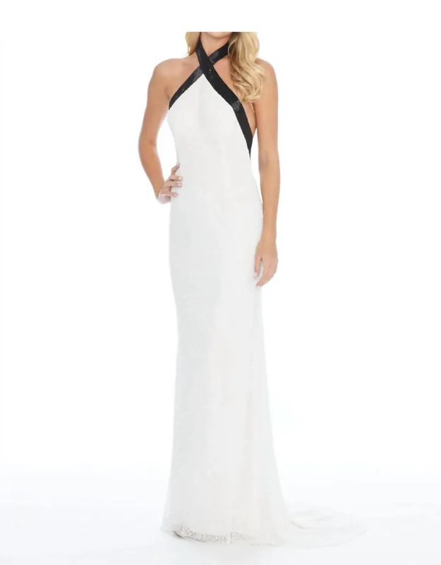 Criss-cross Elegant Dress