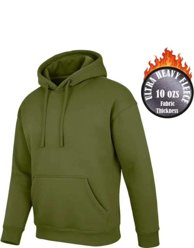 Super Heavyweight Fleece-lined Pullover Hoodie