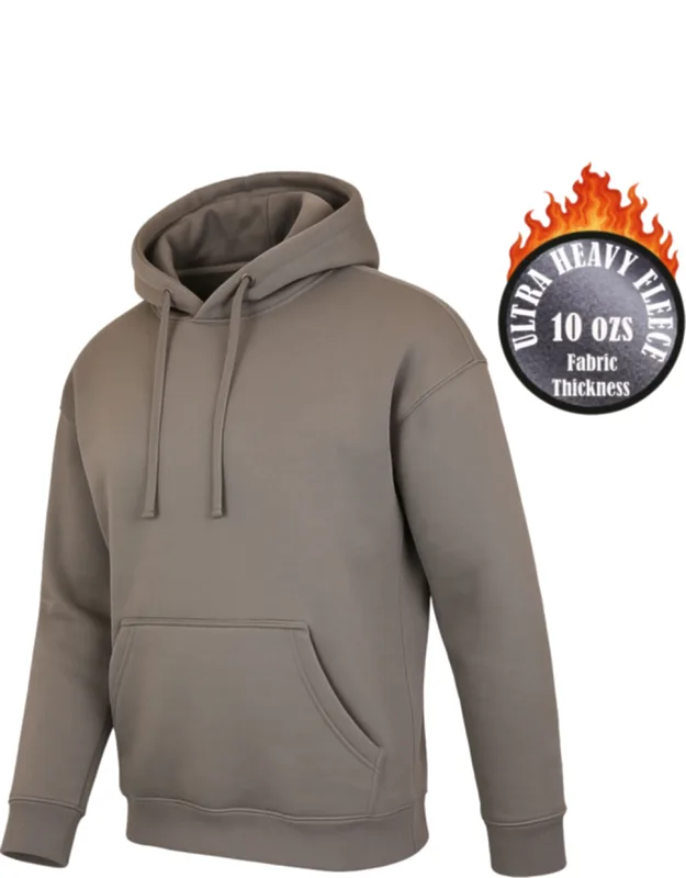 Super Heavyweight Fleece-lined Pullover Hoodie