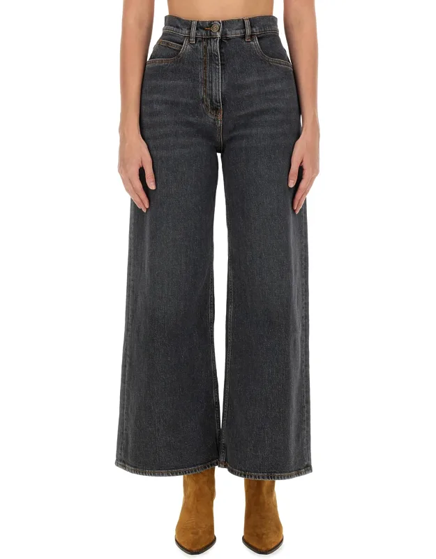 Baggy Jacquard Jeans