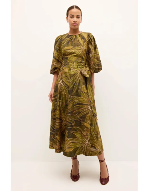 _estine Skirt With Adjustable Sash Ties_