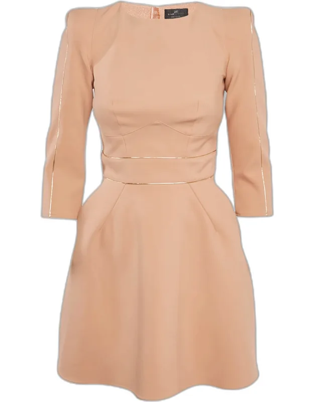 Shoulder Padded Mini Dress