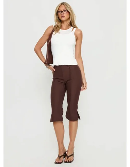 Belted Capri Pants