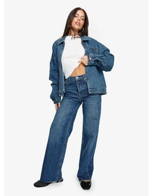 Fawcett High Rise Straight Leg Jeans