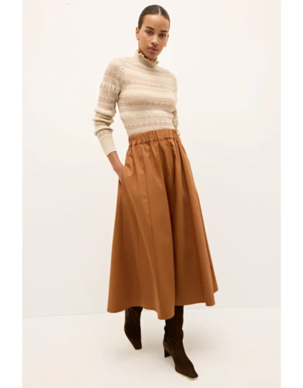Sasha Skirt With Elastic Waistband And Pockets