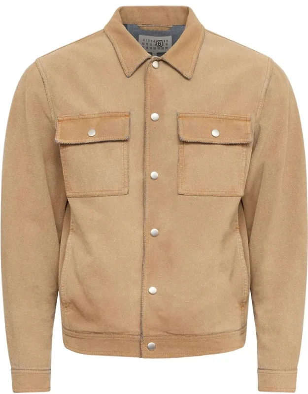 Patch-pocket Shirt Jacket