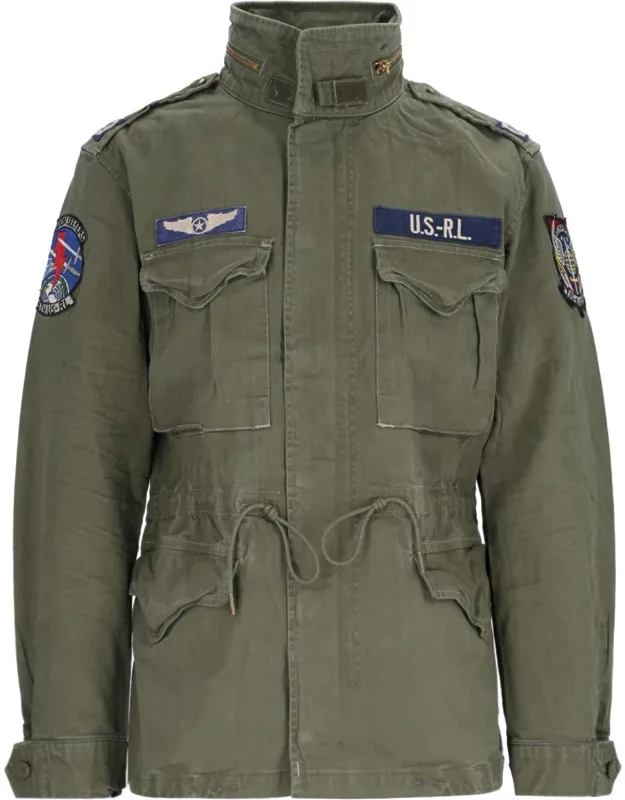 Military Jacket With Patch