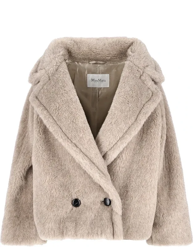 Teddy Bear Icon Crop Coat