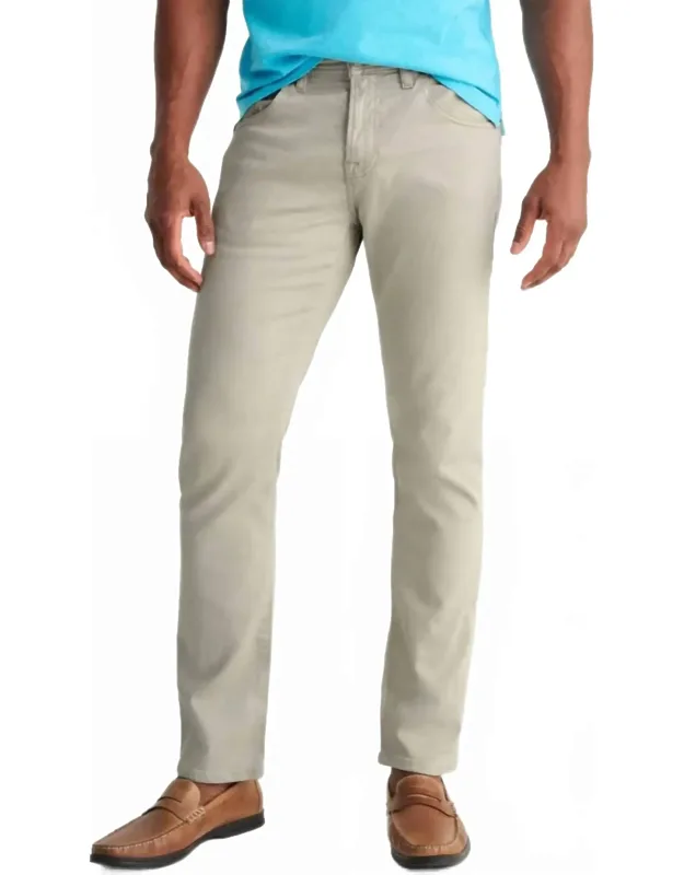 Slim Straight Pants