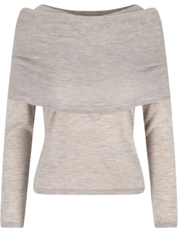 Off-shoulder Sweater