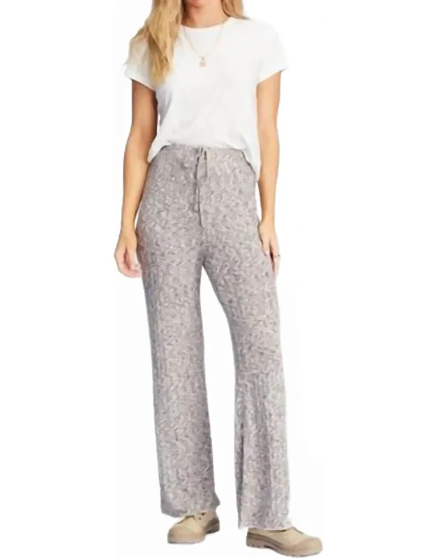 High Waist Wide Leg Knit Pants