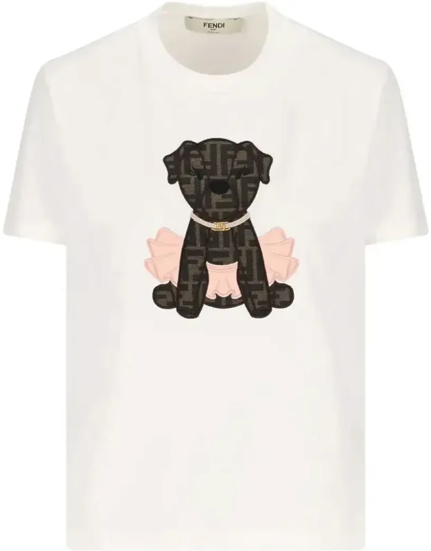 Itina Cotton T-shirt With Charm