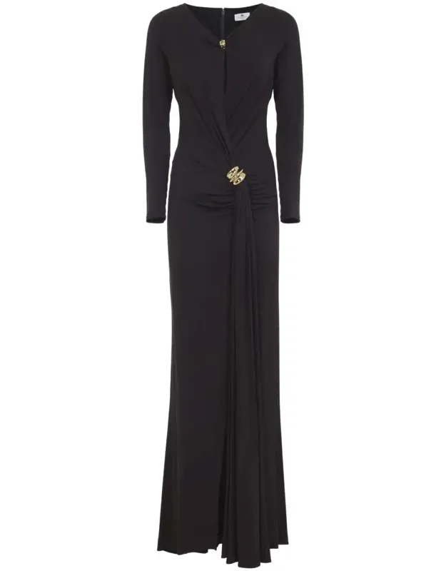 Dress V-neck Long Sleeves