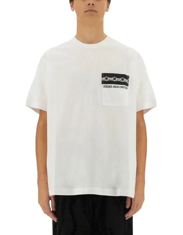 T-shirt With Logo, 100% Cotton