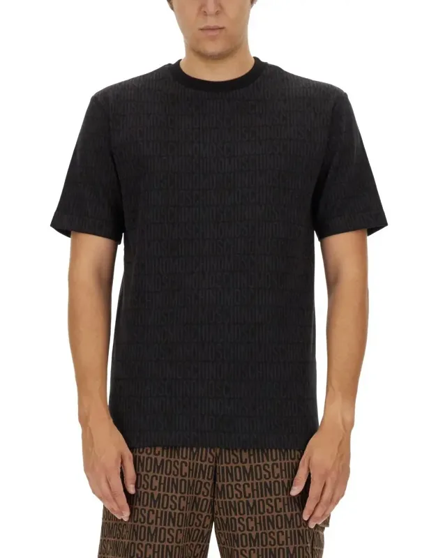 T-shirt With All Over Logo