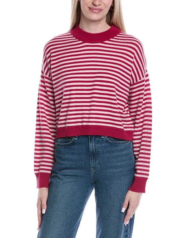 Stitchy Stripe Wool & Cashmere-blend Sweater