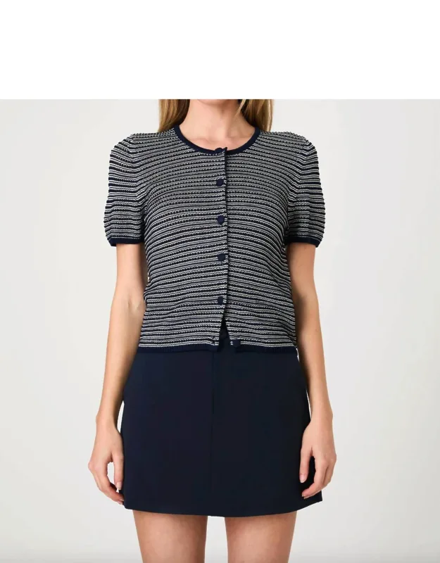 Zigzag Mid Cardigan