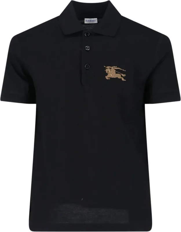 Polo Shirt "edk" With Classic Collar And Button Closure
