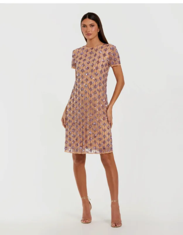 Beaded Shift Dress