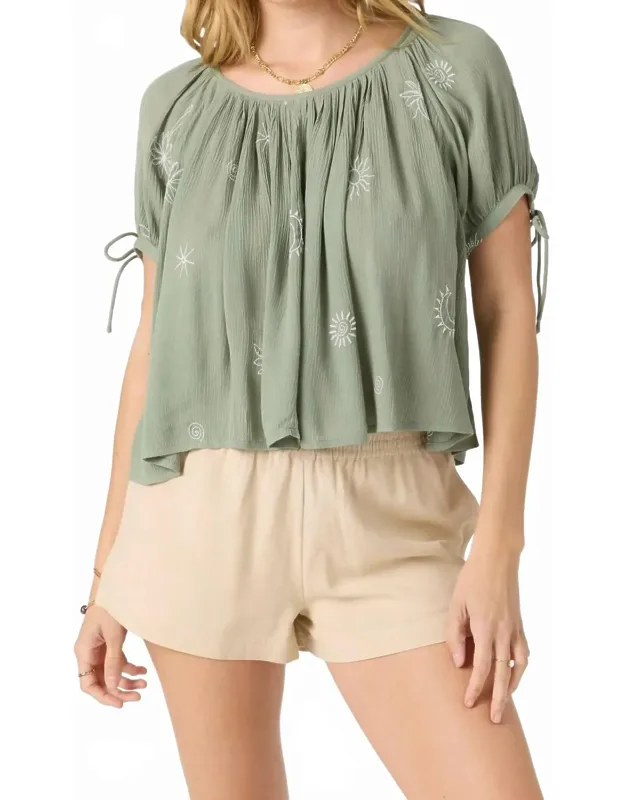 Estalyn Short Sleeve Top