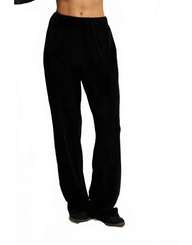 Holly Velour Wide Leg Pants