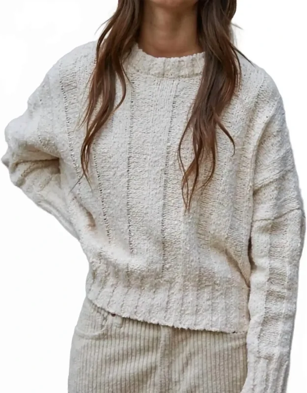 Wide Ribbed Pullover
