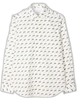 Tailored-fit Floral Organic Cotton Shirt