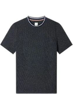 Cotton-pique Contrast Collar T-shirt