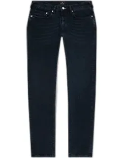 Tapered-fit Dark-wash Jeans