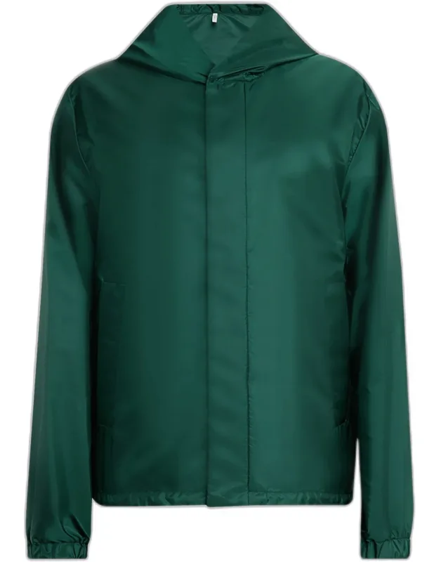 Hooded Nylon Jacket