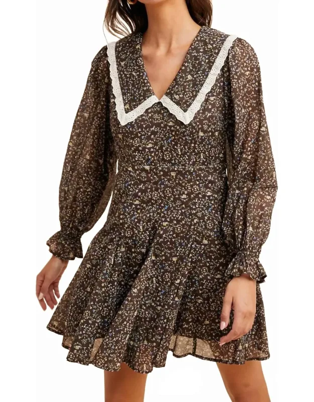 Flared Mini Dress