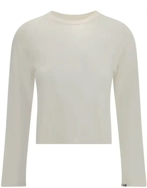 Extreme Cashmere Knitwear, Long-sleeved, Round-neck T-shirt