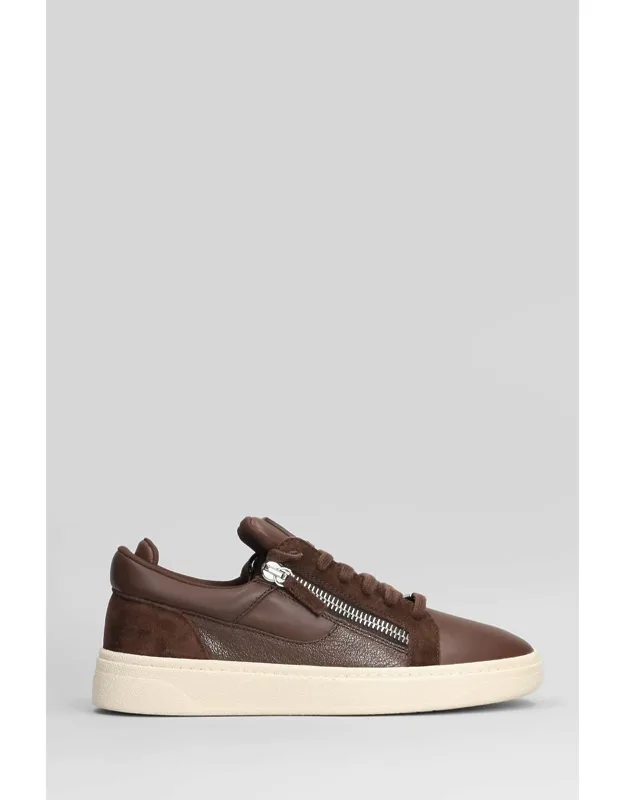 Gz94 Sneakers With Side Zip And Rubber Outsole