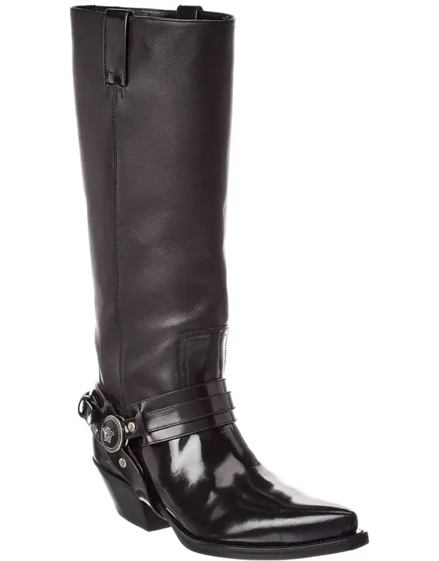 Taxano Leather Knee High Boot